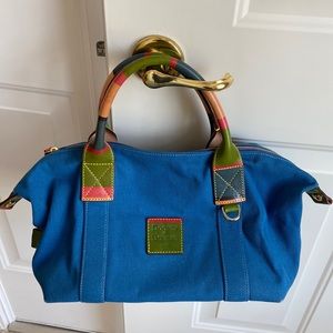 Vintage Dooney & Bourke Canvas with leather handle
